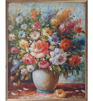 Bright Florals In Vase